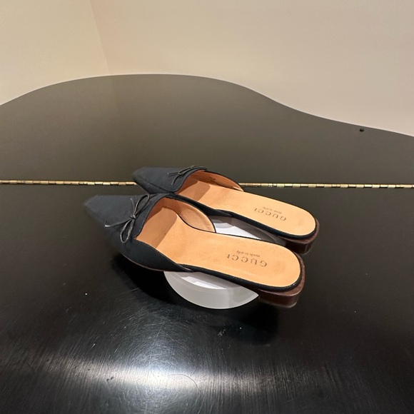 Authentic Vintage Classic Elegant Retro Rare Luxury Gucci Canvas Mules/Shoes - Picture 11 of 17